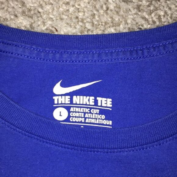 Duke Royal Blue Devils basketball just do it collector Nike athletic fit t shirt - Picture 2 of 3